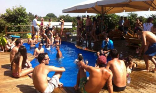 לב הפרדס- מסיבת בריכה