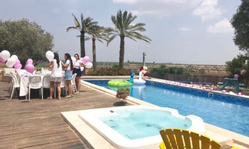 הוילה בסגולה- בדרום הבריכה