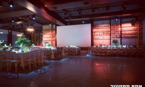 אטורה - חלל פנימי - מקרן-מסך