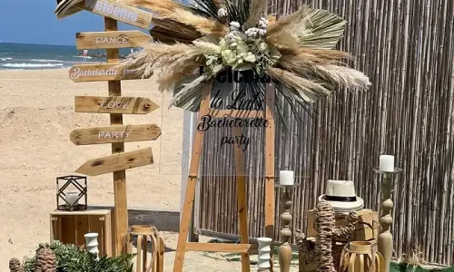 חופה על בוילה על הים