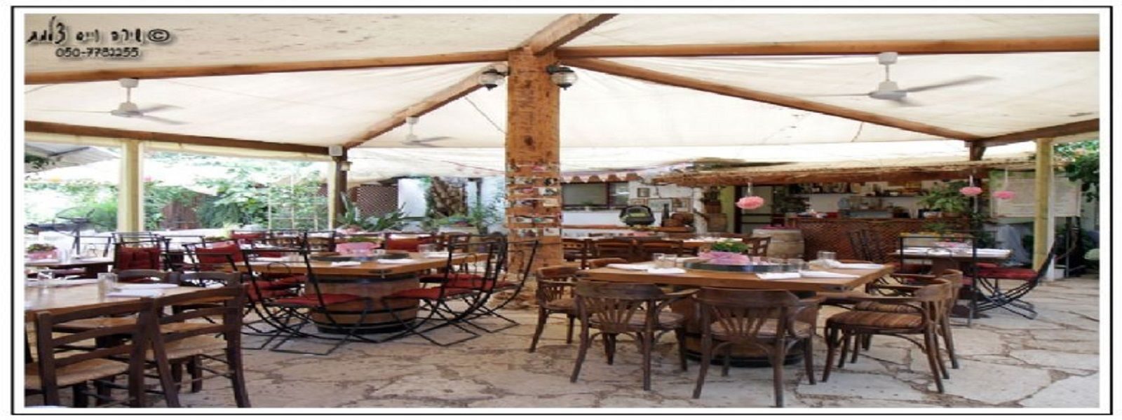 החצר בבנימינה – מתחם אירועים עד 100 מוזמנים עם גינה