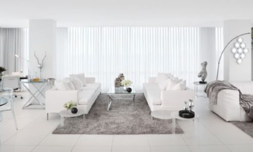 פנטהוז- סלון לבן