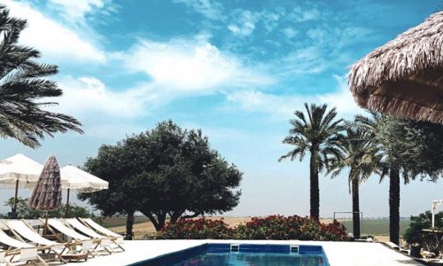 וילה סגולה חתונה עם בריכה