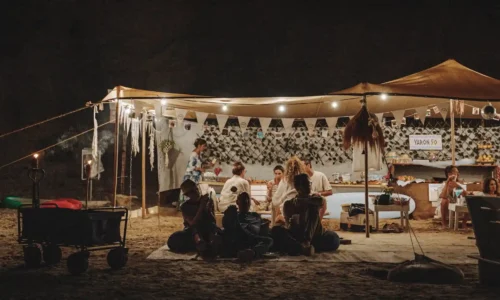 מקום לאירוע על החוף