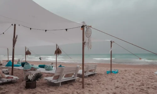 מקום ליום הולדת על החוף