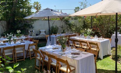 ימי בנימינה אירוע בחצר