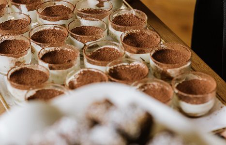 הקומה למעלה של ציונה תפריט קינוחים