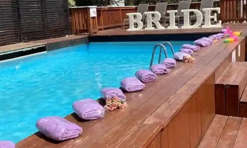 אור ביער אירועי בריכה