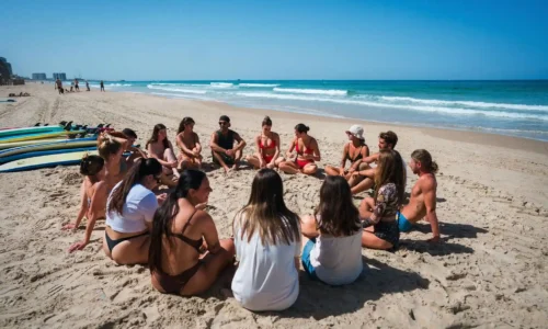 אירוע חברה על הים במרכז