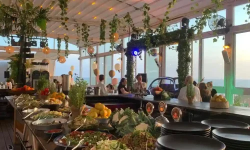 אירועים במסעדה מול הים