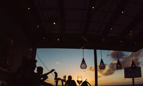 חתונה בשקיעה