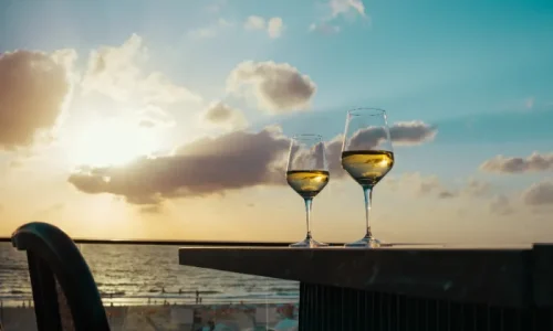 מקומות על הים להרמת כוסית