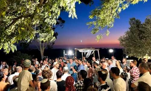 חופה תחת כיפת השמים