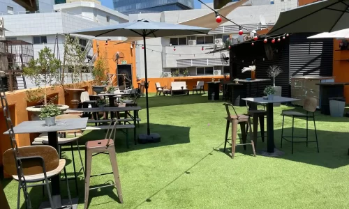 ערב חברה על גג ברמת גן