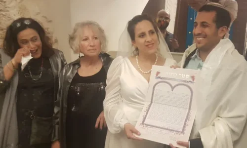 בר מצווה בבית כנסת