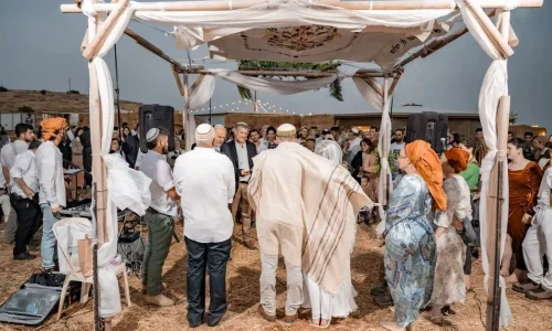 חתונה בשטח בבקעת הירדן