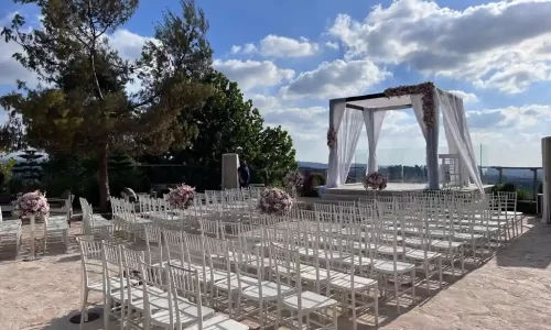 סקויה אולם אירועים במעלה החמישה עם נוף להרי ירושלים