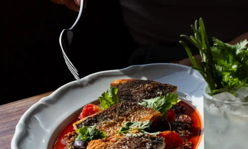 מסעדה באווירה יוקרתית