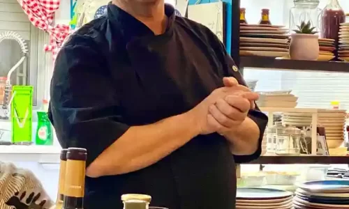 ארוחה חלבית בבית של שף