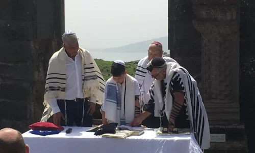 בר מצווה בטבע בגליל