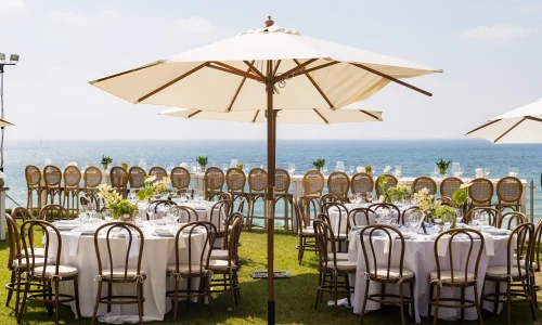 אירועי בוטיק מול הים