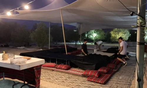 אירועי קמפינג במדבר