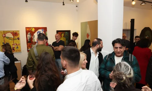 הרצאה בגלריה בתל אביב