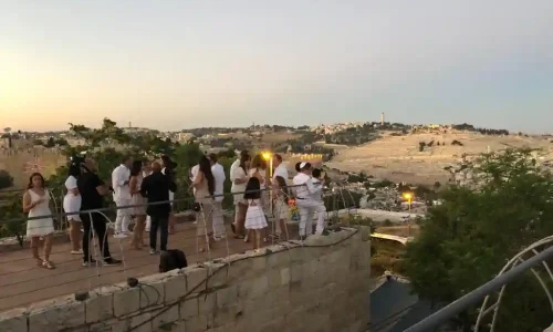 אירועים ליד הכותל