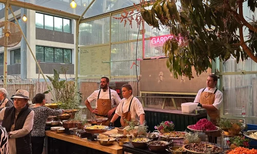 חצר אורבנית לאירועים פרטיים בתל אביב