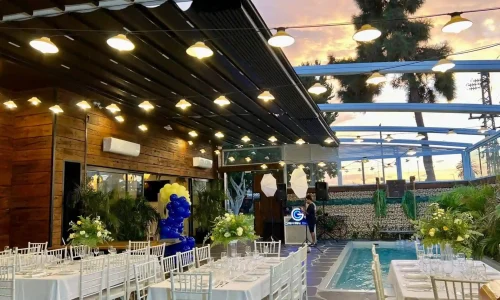 מתחם עם בריכה לאירועים בדרום