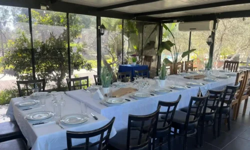 מתחם פתוח עם חלל ממוזג לאירועים בנהריה